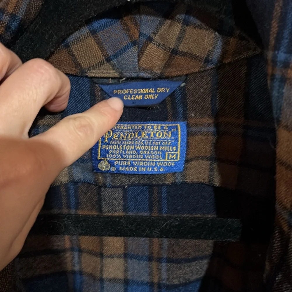 Pendleton Wool Long Robe - Picture 2 of 6